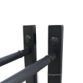 Hot sale high quality aluminum wine pegs with black metal back panel wall mounted wine racks